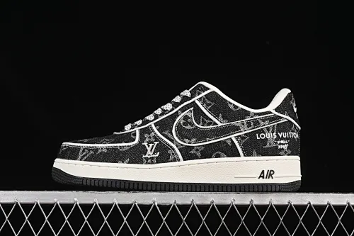 All categories Nk Air Force 1 Air Force series Nk Air Force 1 Low Air Force low-top Nike Air Force 1'07 Low LV joint dark black denim Air Force 1 low-top casual sneakers SC9207-531